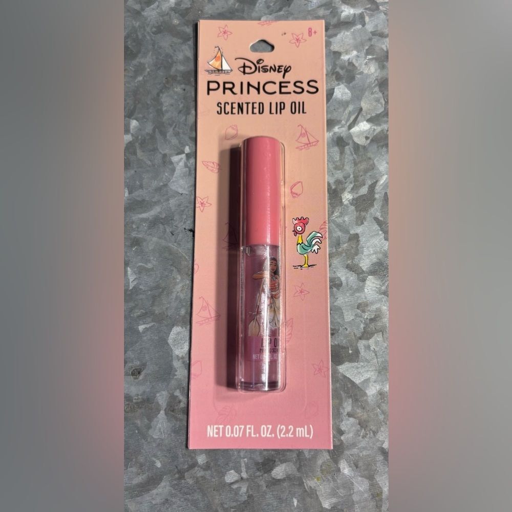 New Moana Disney Princess Scented Lip Oil - Pink